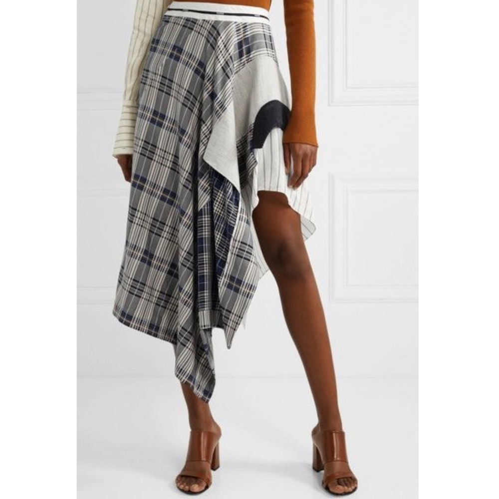 Monse Draped Plaid Jacket Skirt NWT US4